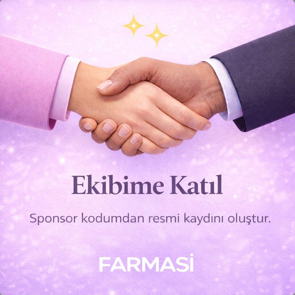 Farmasi sponsor kod görseli